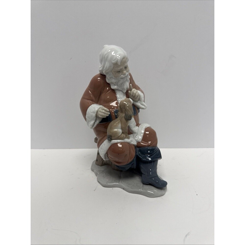 Vintage Lladro Porcelain #6890 "Santa's Little Secret"